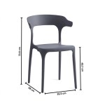 Vision plastic chair size