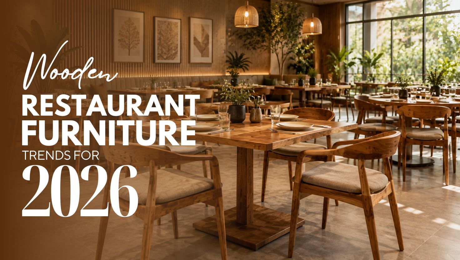 Wooden Restaurant Furniture Trends for 2026